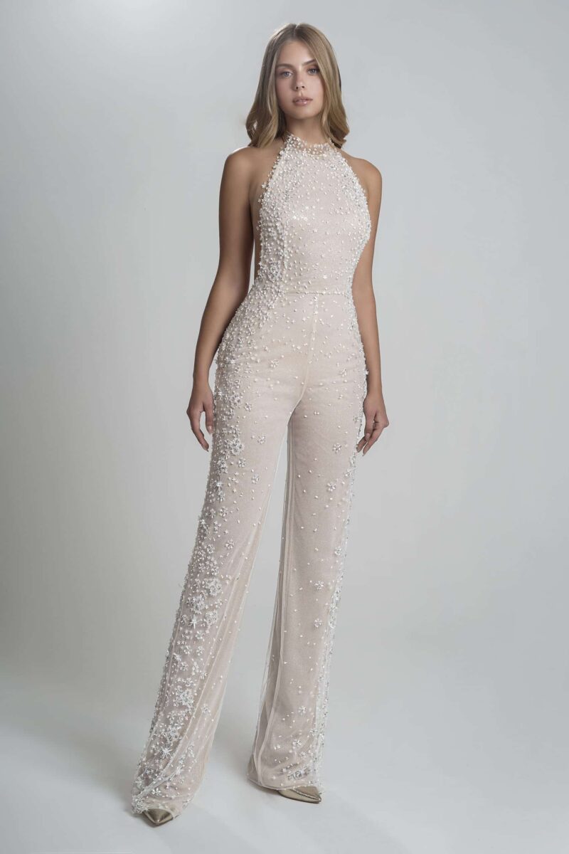 Crystal Embellished Jumpsuit