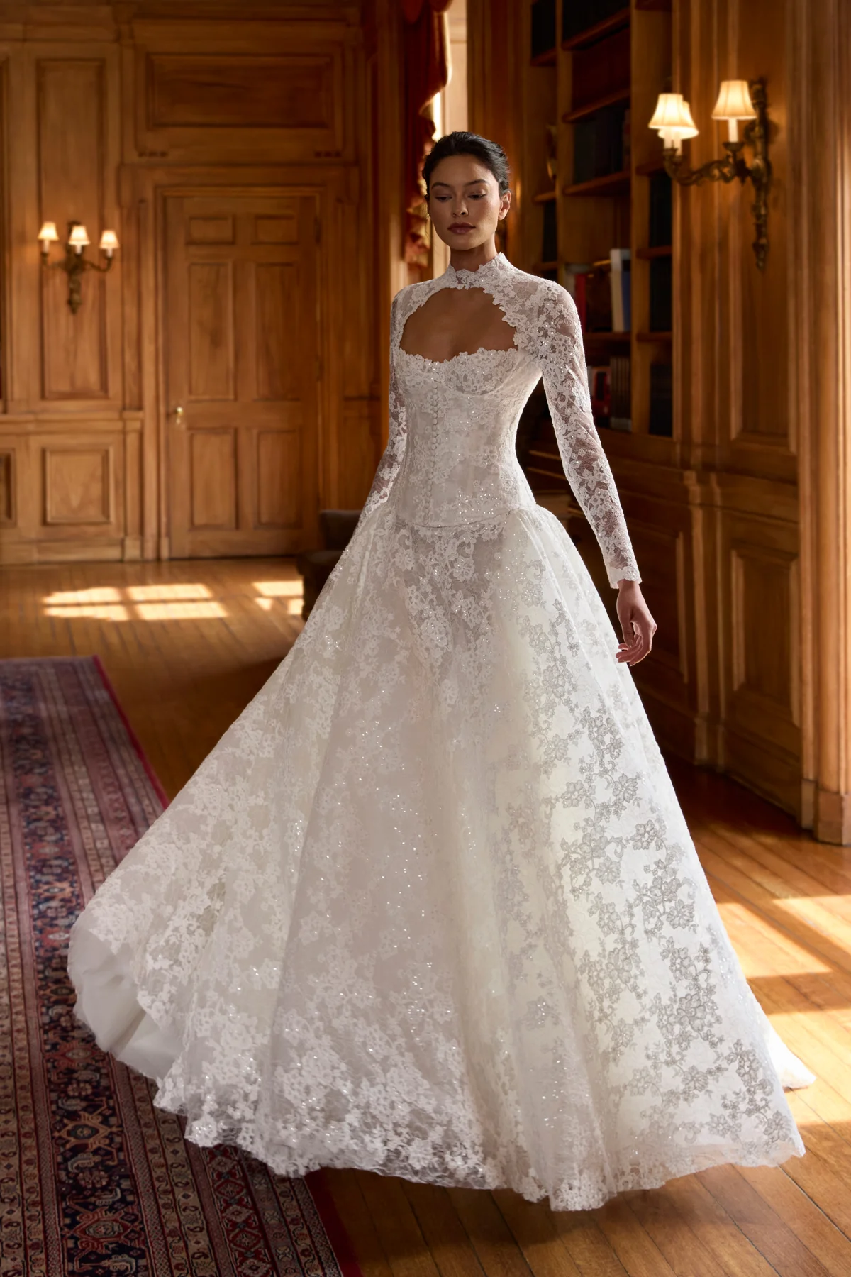 Lee Petra Grebenau Talisman gown with corset jacket — convertible bridal corsetry