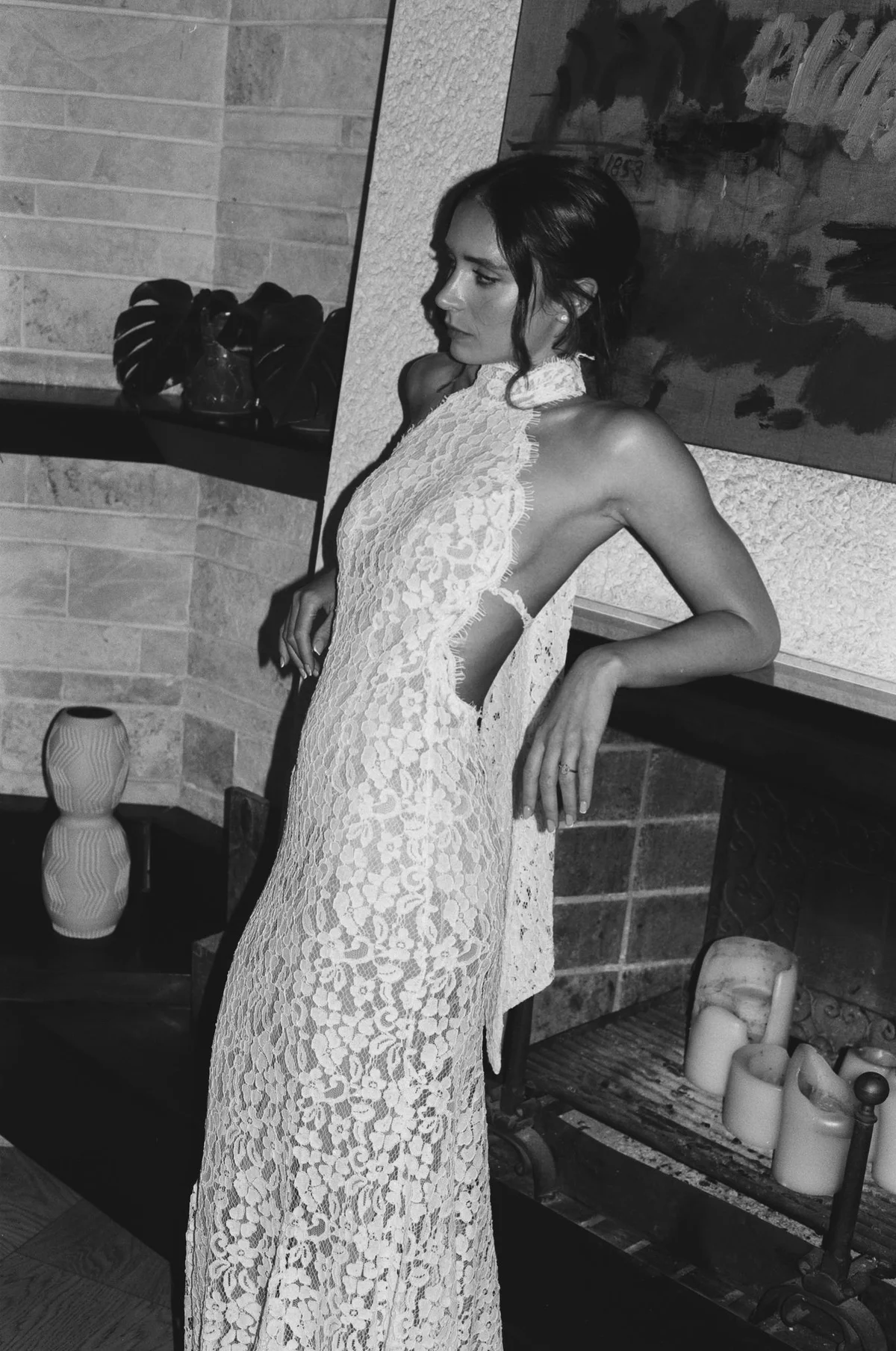 LPG bride Lee wearing her custom Lee Petra Grebenau wedding gown — image 1
