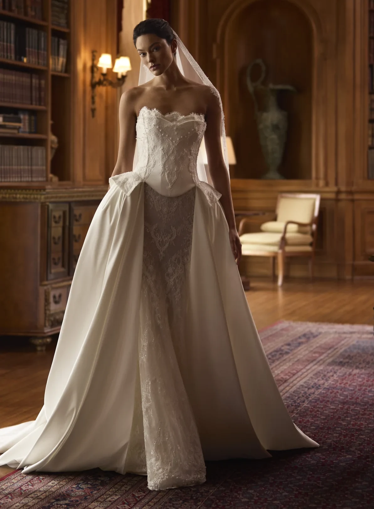 Lee Petra Grebenau Delphine gown from the Salon Privé collection — Rococo-inspired romantic ball gown